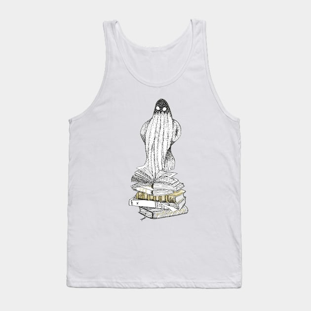 Library Ghost Tank Top by Créa'RiBo